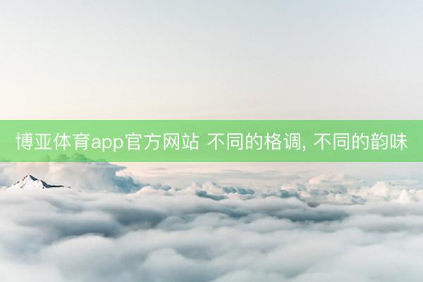 博亚体育app官方网站 不同的格调，<a href=